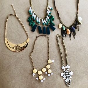 Set of 5 Statement Necklaces